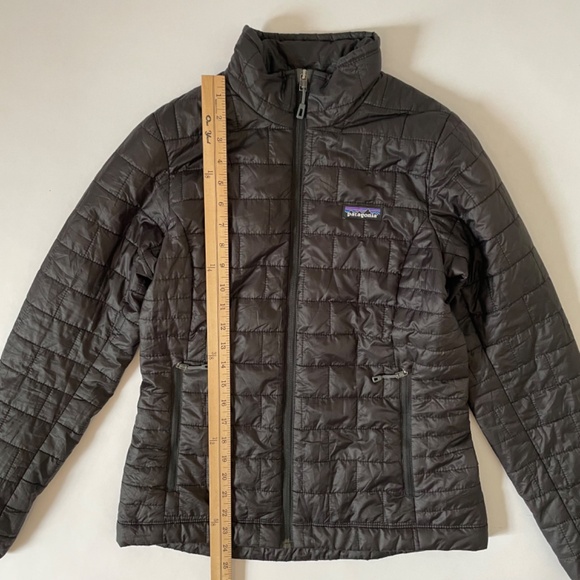 Patagonia Nano Puff Jacket Women's Small Black, Quilted Puff Coat - Picture 6 of 11